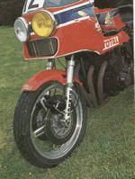 Oil cooler 'on the nose'