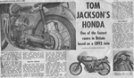 125 privateer - Tom Jackson and his modified CB92 article